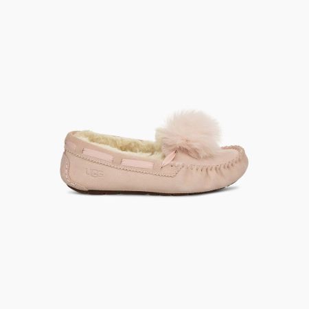 UGG Dakota Pom Pom - Tøfler Dame - Lyse Rosa (NO-Q280)